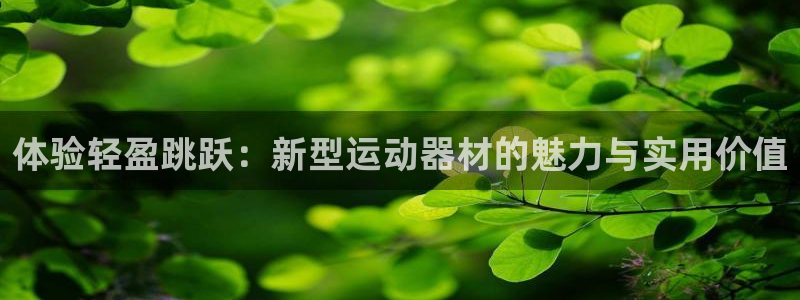 三亿体育官网下载招商电话号码查询是多少：体验轻盈跳跃