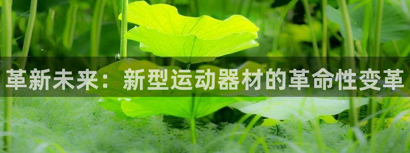 三亿体育官网下载联系电话：革新未来：新型运动器材的革命性变革