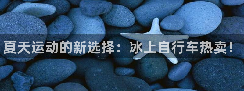 哈哈体育十年：夏天运动的新选择：冰上自行车热卖！
